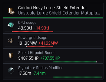 Sants Module List Riess Sants's Large Abyssal Shield Extender | MutaMarket