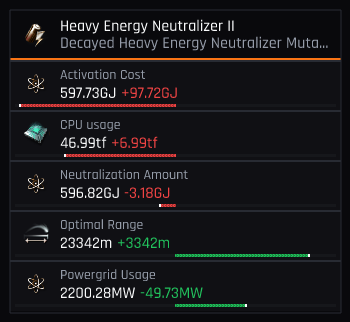 Kenji Ryuu Takeo's Heavy Abyssal Energy Neutralizer | MutaMarket