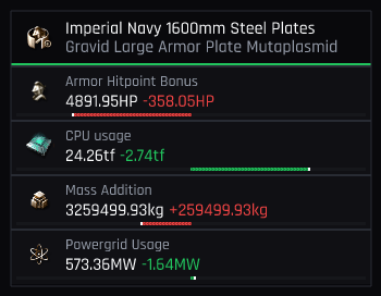 Amirelle's Large Abyssal Armor Plates | MutaMarket