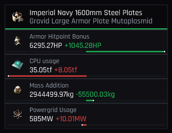 Amirelle's Large Abyssal Armor Plates | MutaMarket